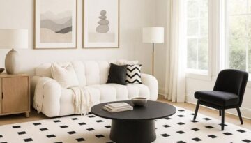 Add a bold, modern touch to your space with this…