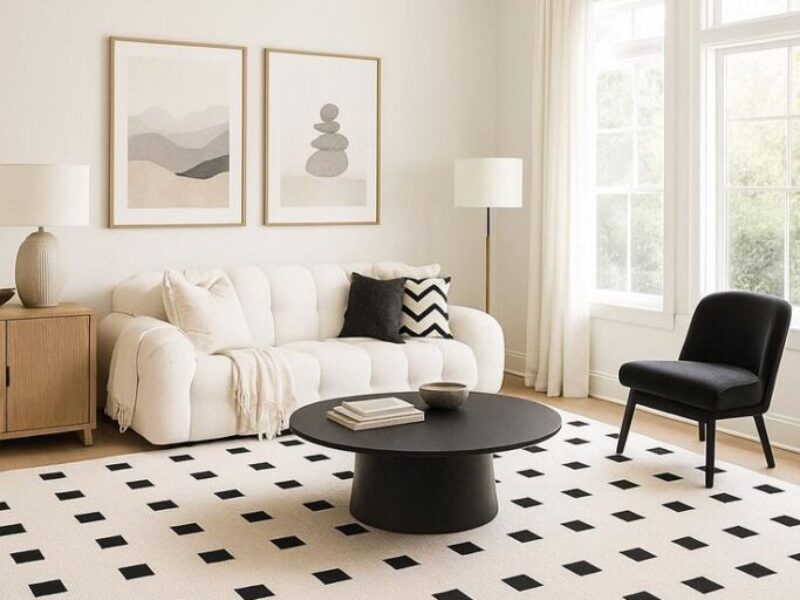 Add a bold, modern touch to your space with this…